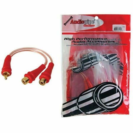 AUDIOP 1m-2f Y-Adapter Bin Master Series Rca Splitter BMSYM2F